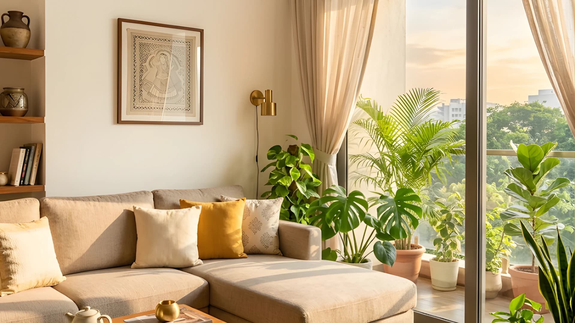 Natural light interior space